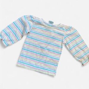 Vintage Health-tex stripe top girls size 24 months